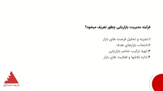 مدیریت بازاریابی