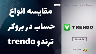 مقایسه انواع حساب‌های معاملاتی بروکر ترندو (Trendo Broker) | بررسی شرایط و اسپرد