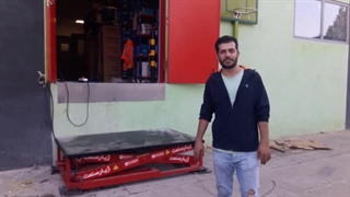 بالابر آکاردئونی ثابت یک تنی