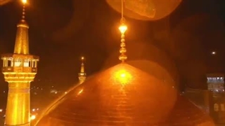 آرامش دل در حرم مطهر رضوی