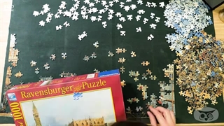 حل پازل سخت 1000 تکه خارجی بدون راهنما