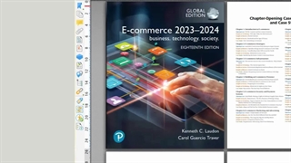 کتاب E-commerce 2023–2024 نوشته Kenneth C. Laudon و Carol Guercio Traver