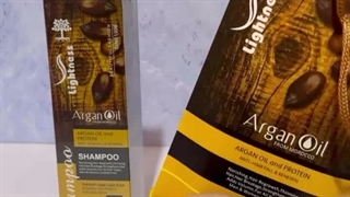 شامپو تقویت کننده و ضد ریزش مو مدل لایتنس مدل Argan Oil