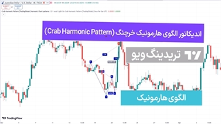 اندیکاتور الگوی هارمونیک Crab در تریدینگ ویو -  دانلود رایگان - [TradingFinder]