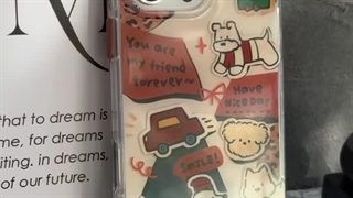 قاب موبایل سگ پاپی داون تاون + بندست