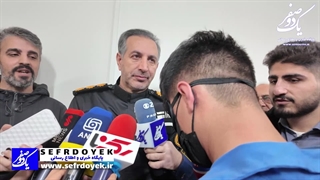 بازداشت اراذل اوباش سابقه دار قمه کش تخریب خودروی پراید در بزرگراه شیخ فض الله