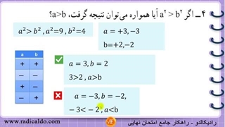 حل گام به گام تمرین ۴ صفحه ۹۳ ریاضی نهم