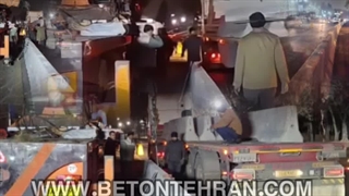 نصب نیوجرسی مفصل دار به جای گاردریل اتوبوس