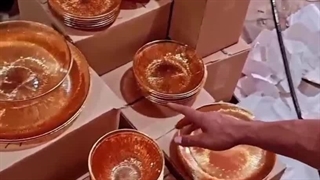 سرویس کریستال عسلی