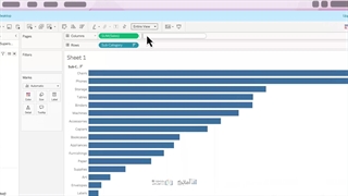 آموزش پیشرفته Tableauجلسه ۴۸: Rounded Bar Charts