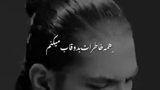 پشت دستمو داغ میکنم ،همه خاطرات بدمو قاب میکنم